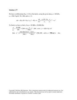 Fluid Mechanics 8 Chapter 1