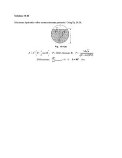 Fluid Mechanics 8 Chapter 10