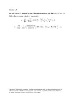 Fluid Mechanics 8 Chapter 6