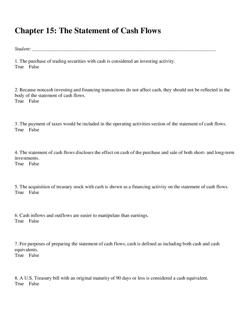 Principles of Financial Accounting 12 Chapter 15